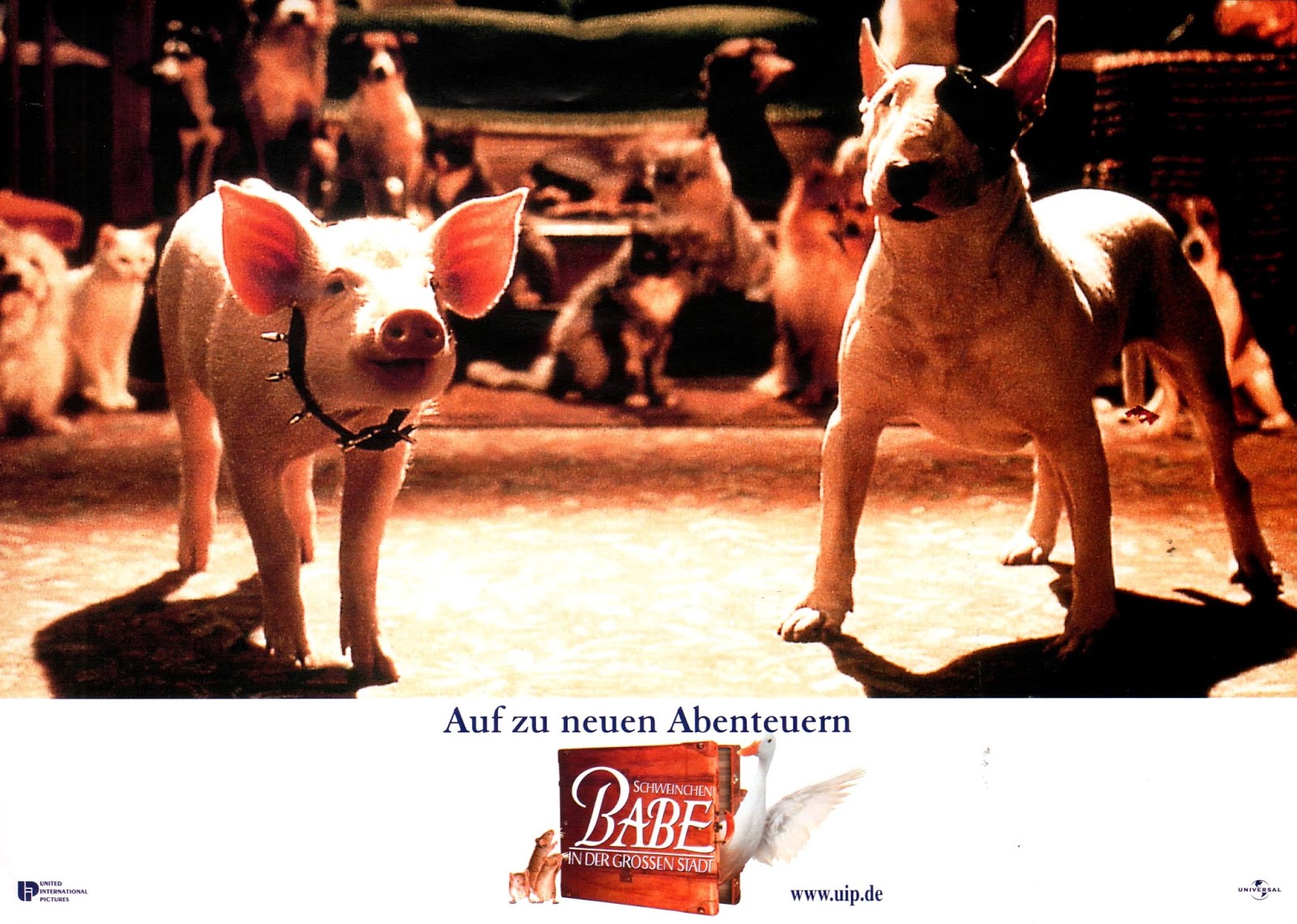 Babe Le Cochon Dans La Ville Bande Annonce Affiches - Photos d'exploitation - Bandes annonces: Babe : Le cochon
