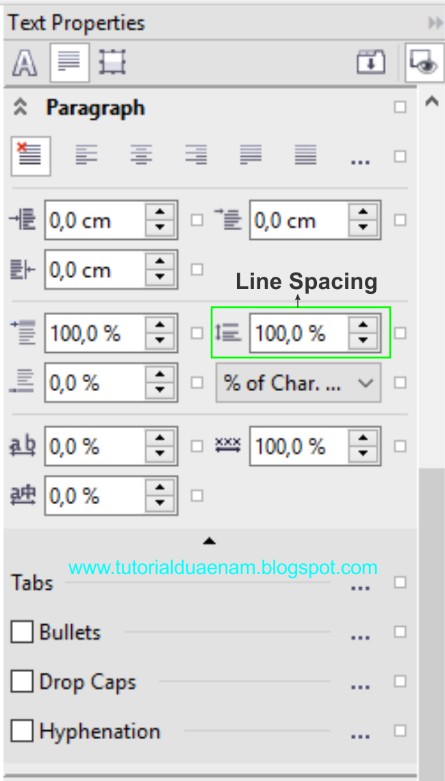Cara Mengatur Line Spacing (Jarak antar Baris) CorelDraw TutorialDuaEnam