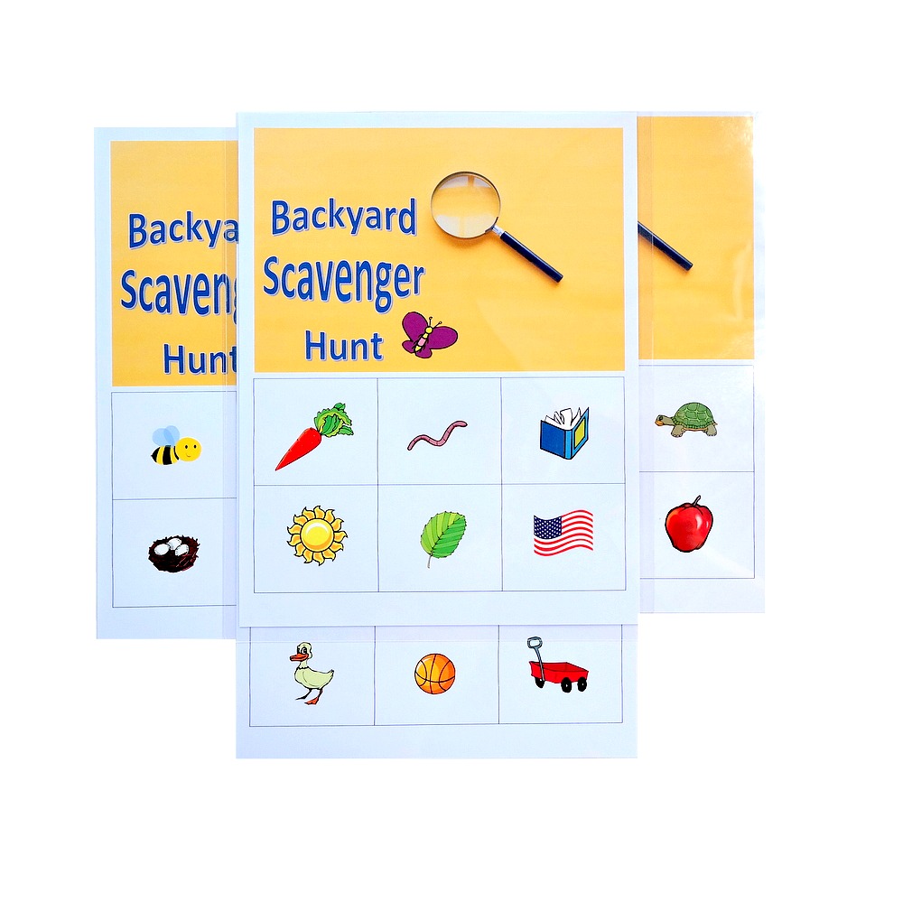 DIY Backyard Scavenger Hunt Scrapbook Adhesives by 3L