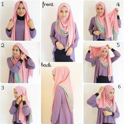 tutorial hijab segi empat simple buat sehari hari terbaru tutorial hijab segi empat simple buat sehari hari terbaru