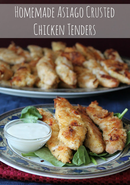 Baked Asiago Crusted Chicken Tenders | Weight Watchers Chicken Recipe