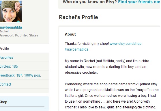 Maybe Matilda Etsy Success The Shop