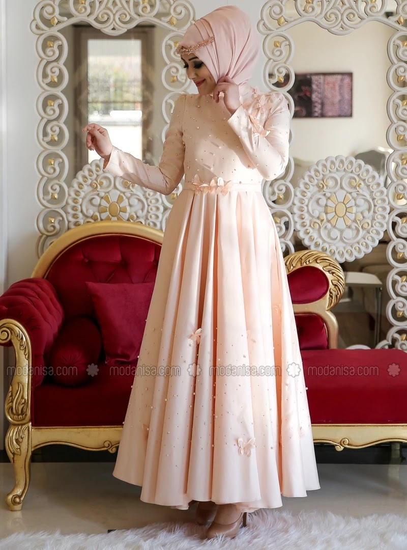 Robe Soiree Hijab 2018 E7a9ae