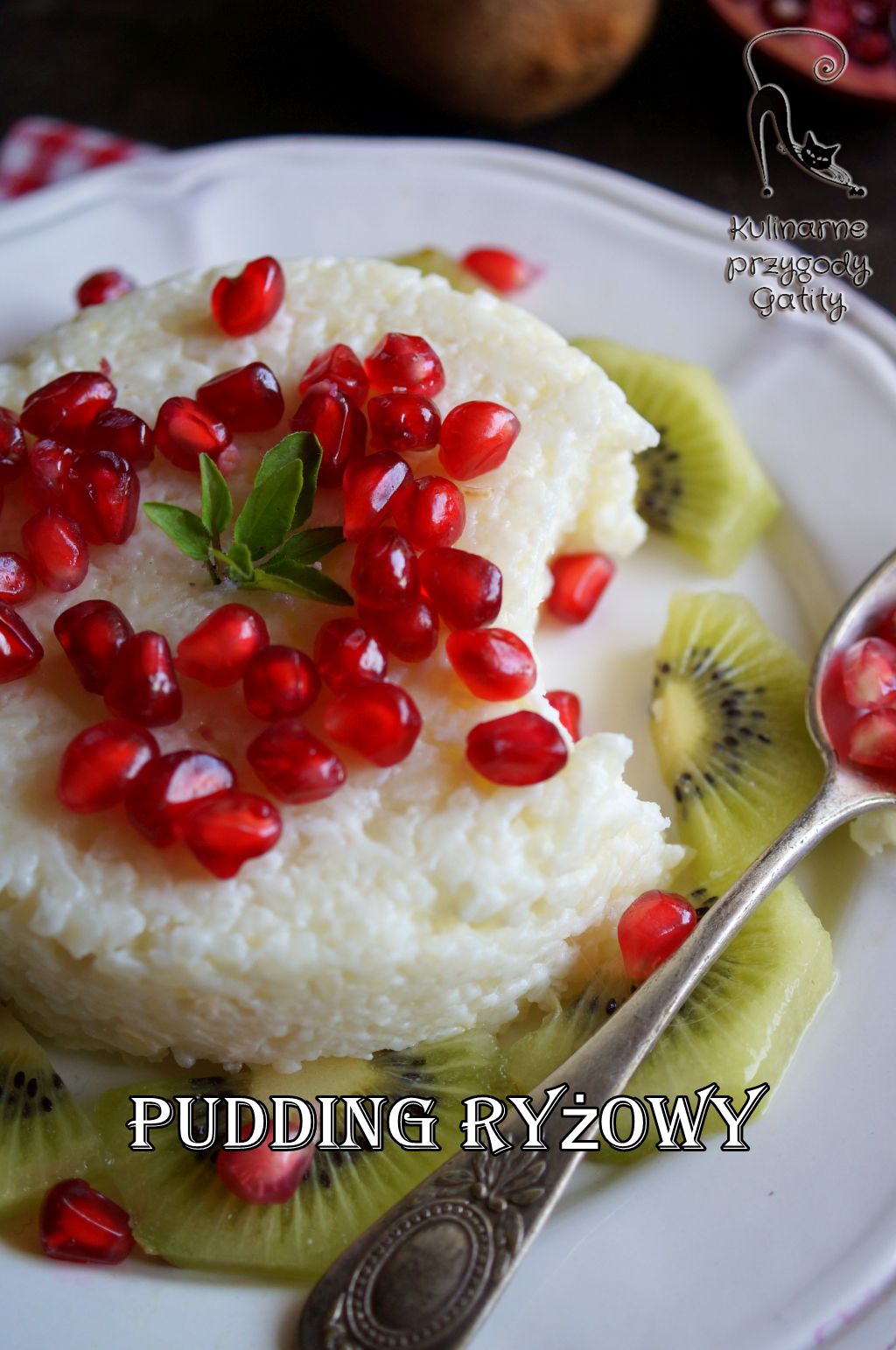 Pudding ryżowy z owocami