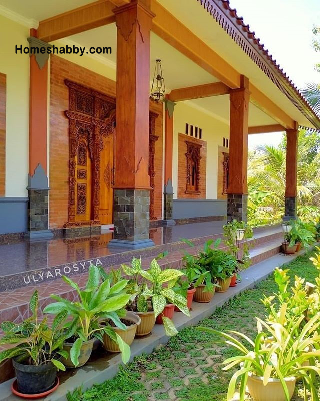 Desain Teras Kampung Pedesaan Rumah Minimalis Sederhana - Rumah Desain