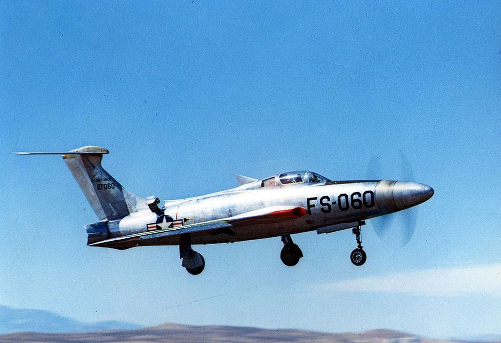 Republic XF-84H Thunderscreech the loudest plane