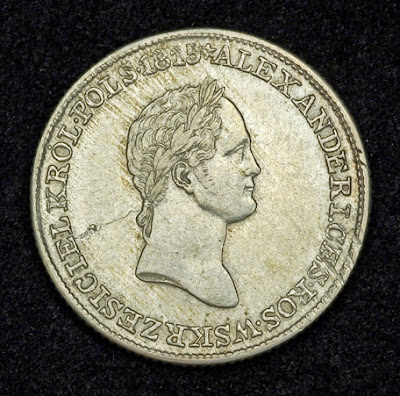 Russian Poland Silver Coins Zloty Emperor Alexander