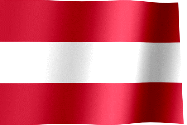 Flag of Austria (GIF) - All Waving Flags