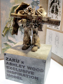 GUNDAM×ASHLEYWOOD Inspiration Model ZAKU Perfect Threezero 3a Toys Gundam ×Ashley Wood Inspiration Model
