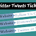 Horizontal Twitter Ticker Widget Untuk Blogger