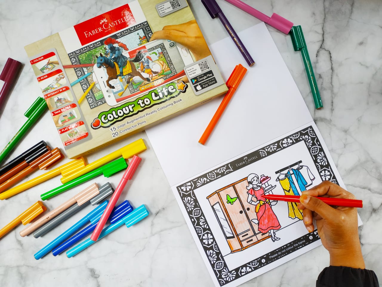 gambar lomba mewarnai faber castell fantasy