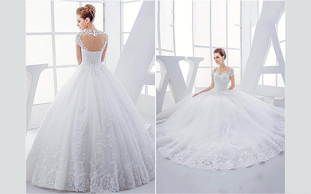 Princess Ball Gown Wedding Dress 