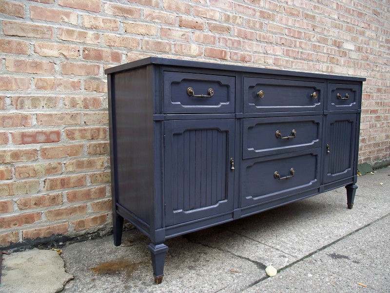 Vintage Ground Vintage Charcoal Buffet Sideboard Vintage Ground Vintage Charcoal Buffet Sideboard