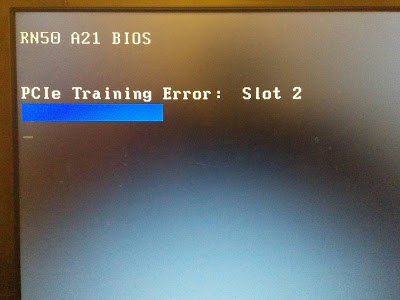 PCIe Training Error Fix