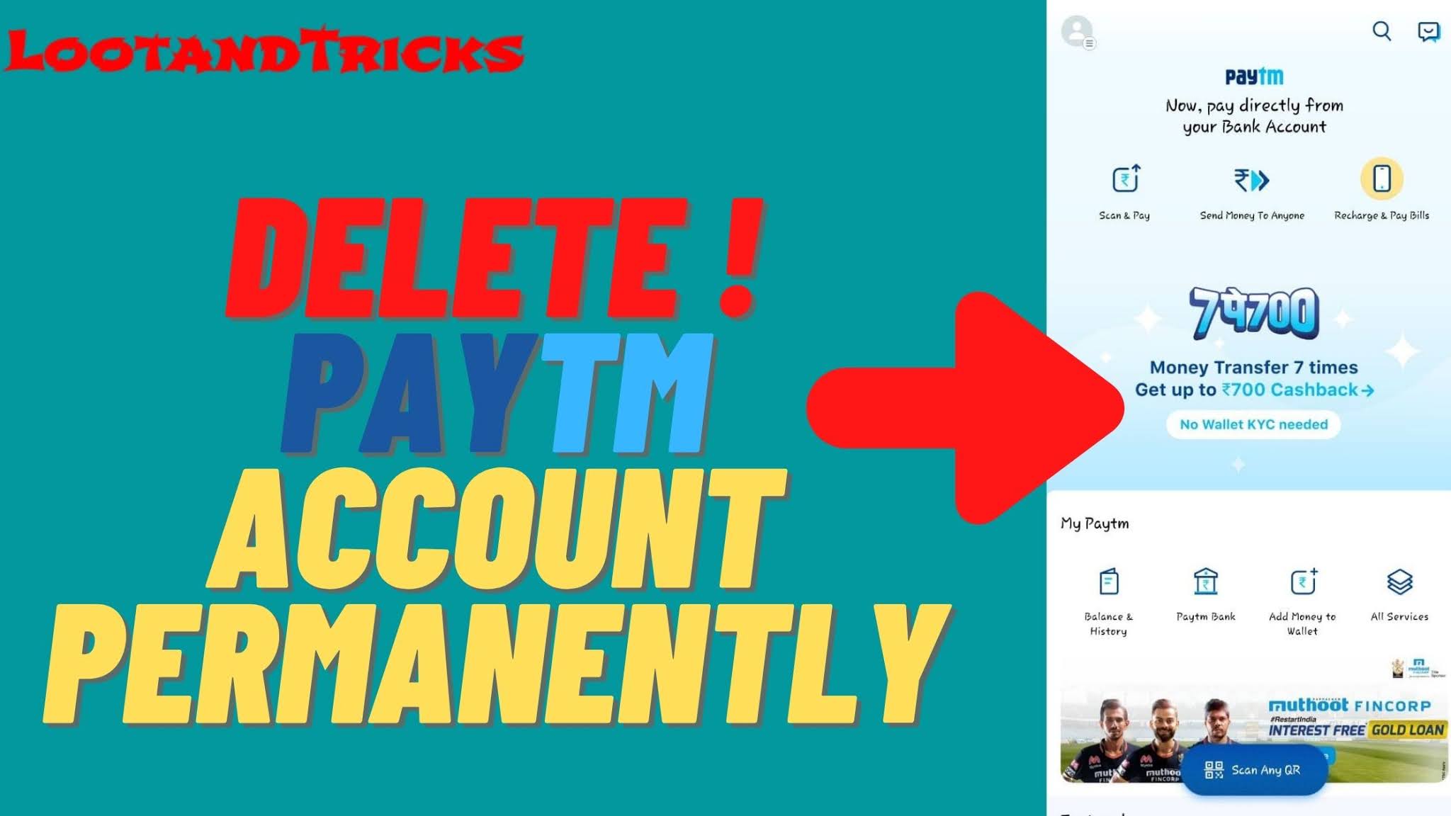 How to Delete Paytm Account Permanently