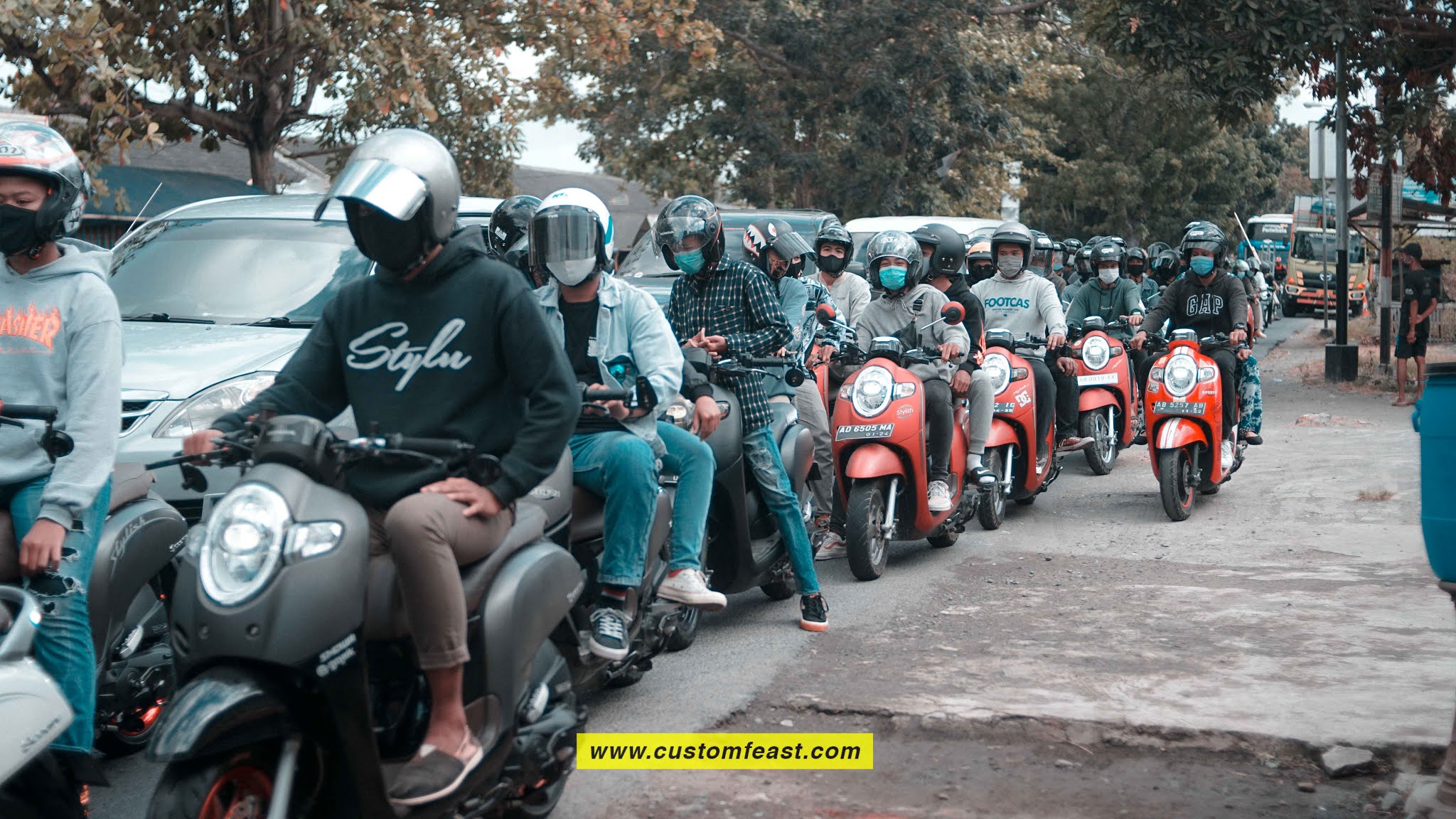 rombongan honda scoopy rombongan honda scoopy