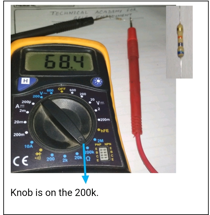 TESTING/CHECKING OF RESISTORS BY DIGITAL MULTI METER TAFSEI