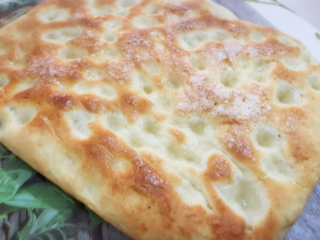 Focaccia zuccherosa 