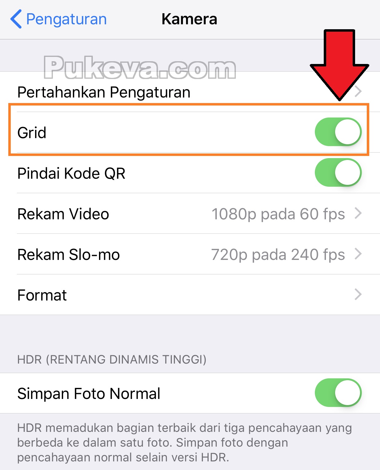 Cara Mengaktifkan Menampilkan Grid Pada Kamera Iphone Pukeva