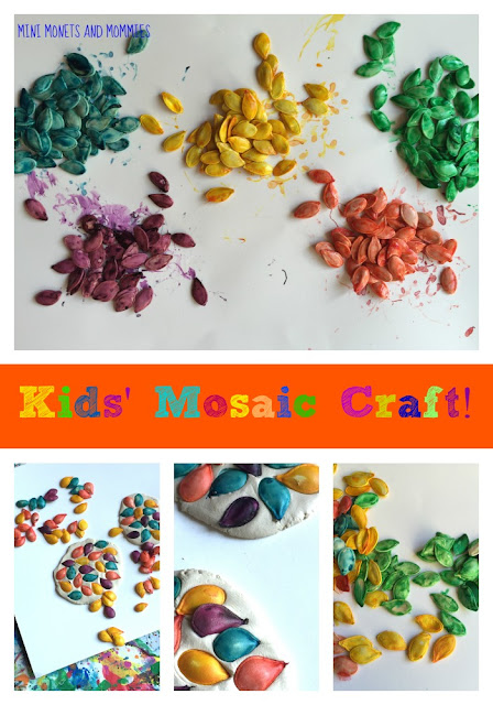 Rainbow Art Mosaic craft