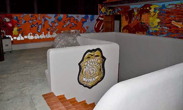 Graffiti Mural logo Roxanne Police