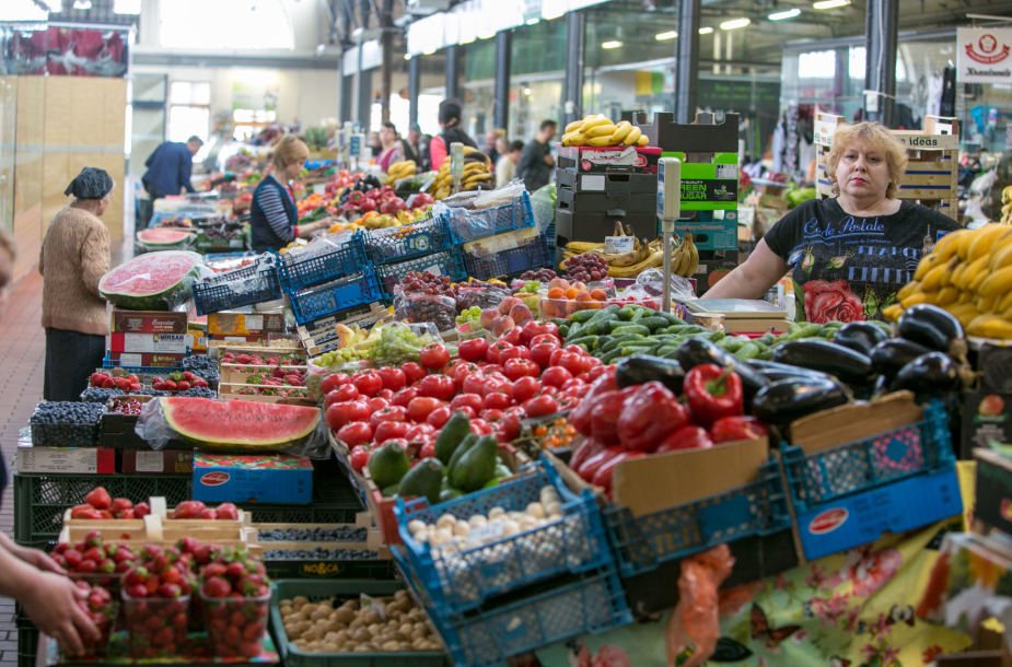 Лягушка путешественница Вильнюс "Halės Turgus самый старый крытый