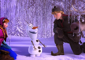 Anna Olaf Kristoff Sven Frozen animatedfilmreviews.filminspector.com