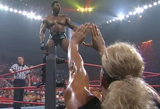 WCW Bash at the Beach - Booker T faced Kanyon