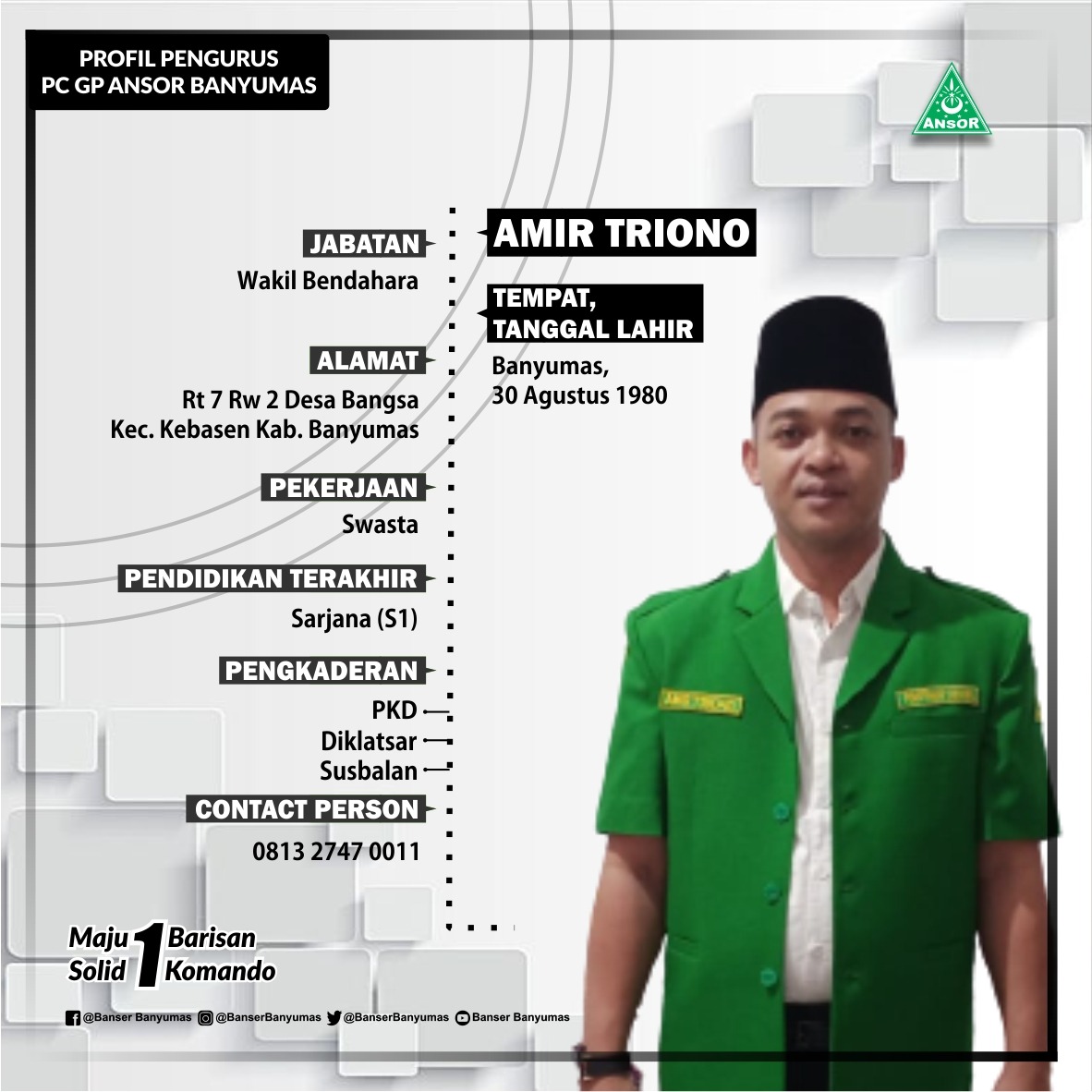 Profil Amir Triono Kebasen