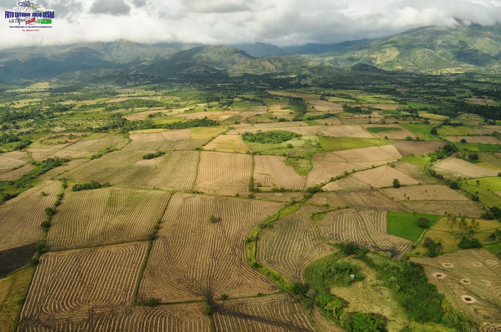 San Juan En Imagenes VISTA AEREA DE PARCELAS DE SEMBRADIO DEL VALLE DE SAN JUAN DE LA MAGUANA