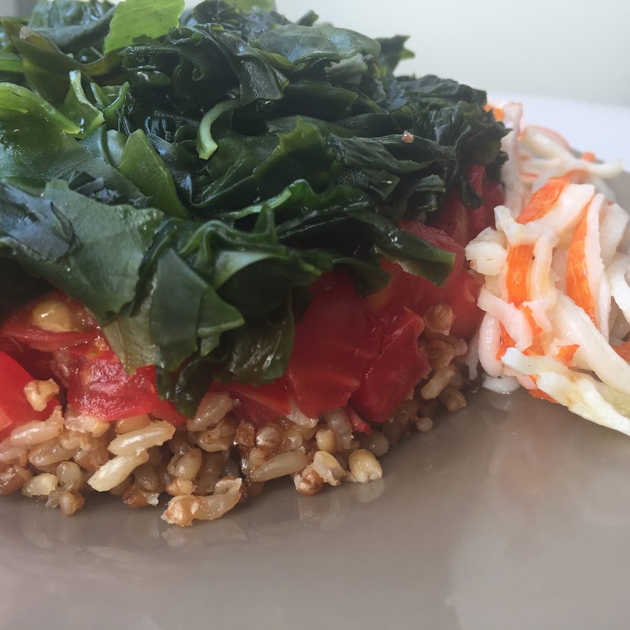 Timbal de quinoa con alga Wakame