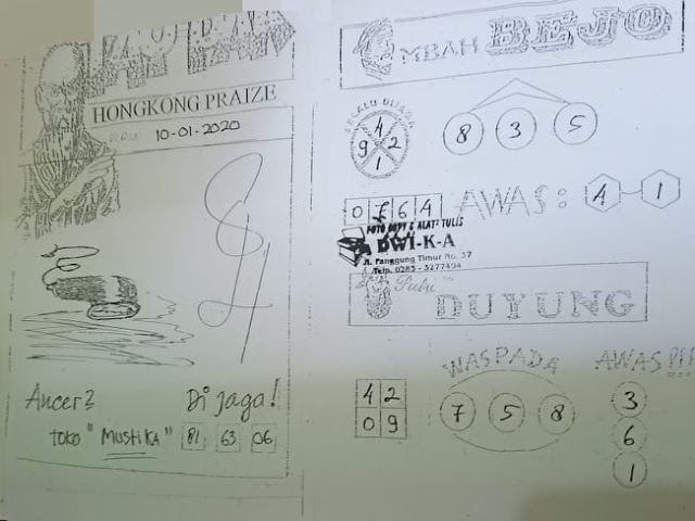 Kode Syair Hk Mbah Bejo Ini Syair Togell
