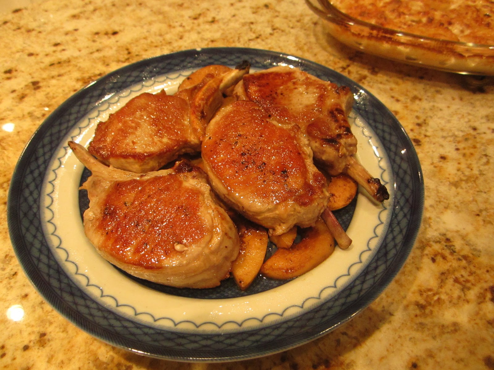 Cooking Through the Clippings FrenchStyle Pork Chops and Apples