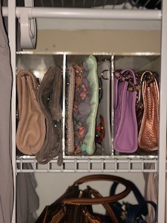 Cosmopolitan Closets Product Review:  All About the Acrylic Clutch Organizer