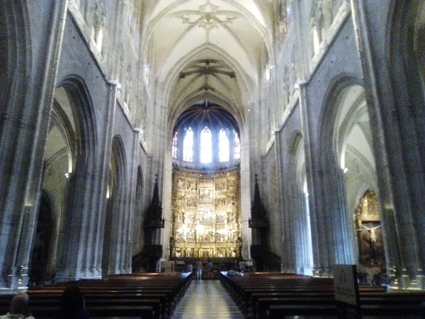 Imagen del interior de la Catedral de Oviedo