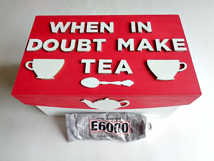 3 Step DIY: Tea Box - Running With A Glue Gun