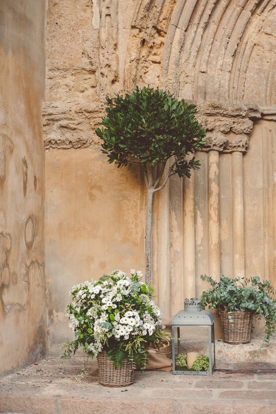 Verde. Blanco. Amarillo. Vegetación. Velas. Madera Boda