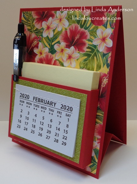 Linda Lou Creates: Pocket Easel Calendar With Video
