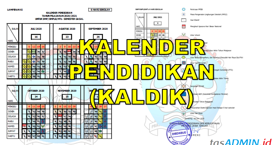 Download kalender pendidikan 2021 dan 2022 jawa barat