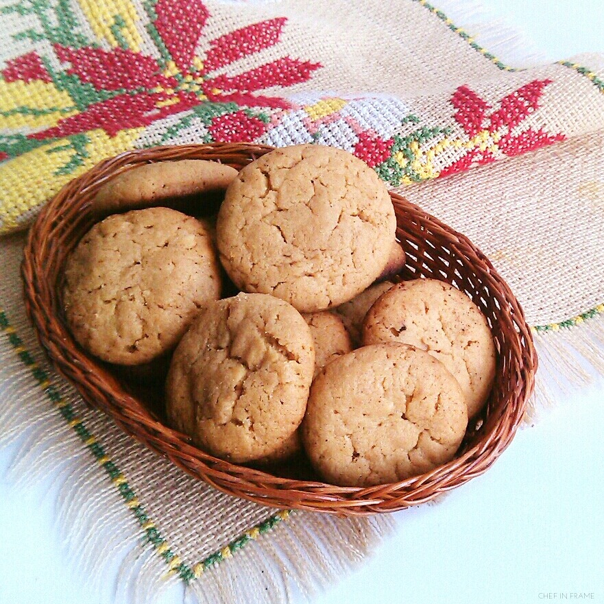 Chef in Frame Flourless Peanut Butter Cookies