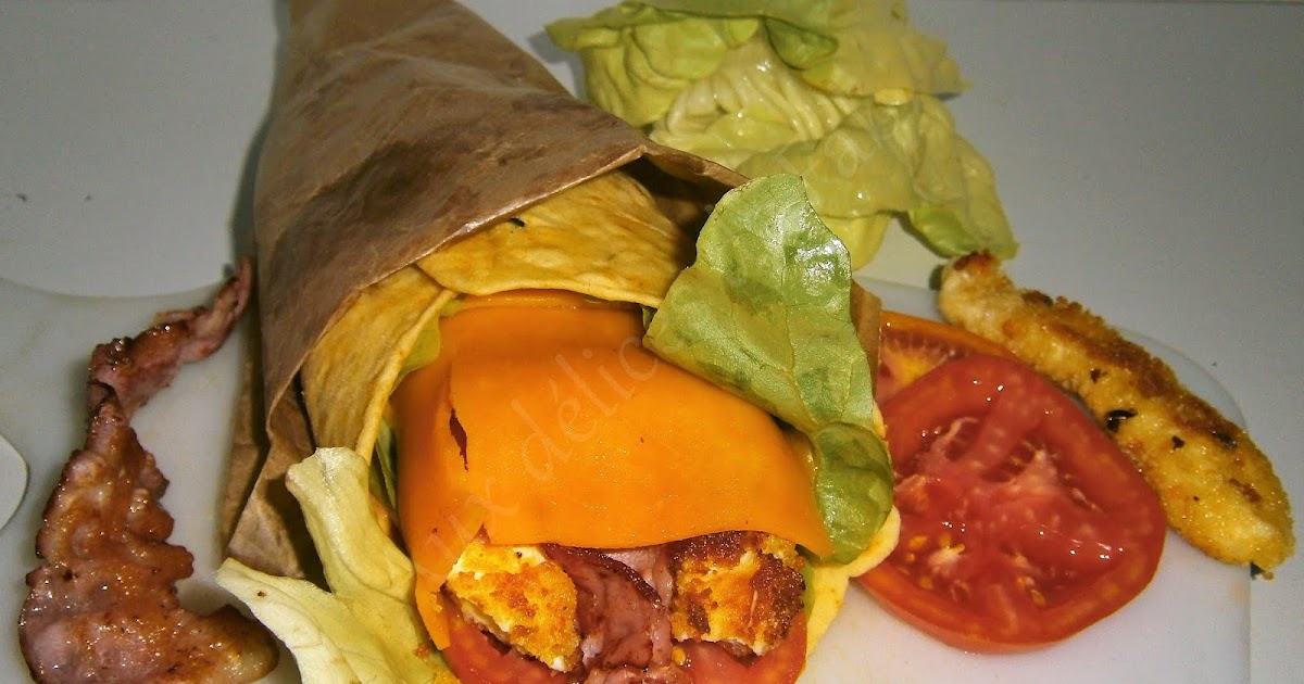 Aux délices de Fab Wrap poulet bacon comme au Mc Do