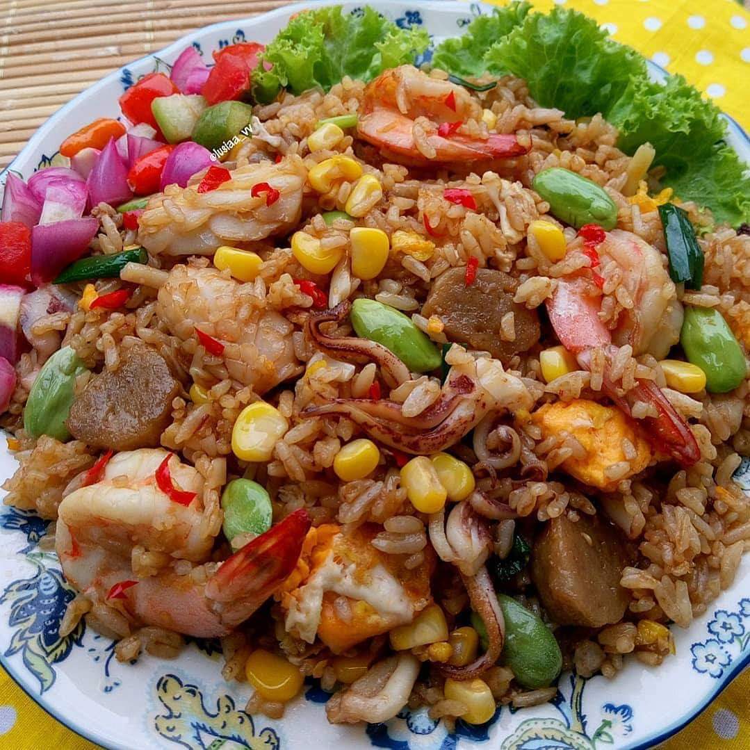  Resep Nasi Goreng  Seafood Lezat MBADOGKERST