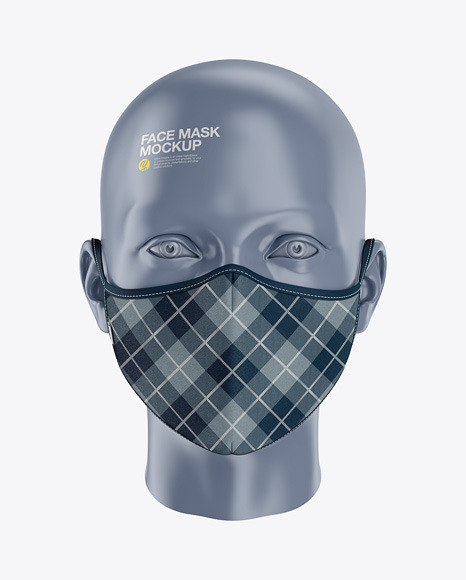 Download Face Mask Mockup Front View Yellowimages Mockups