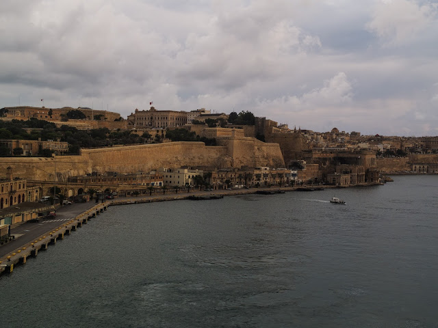 View of the Port of Valletta from the water.