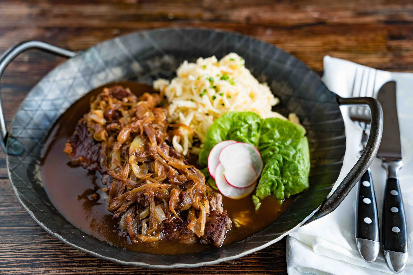 stuttgartcooking: Zwiebelrostbraten mit Spätzle