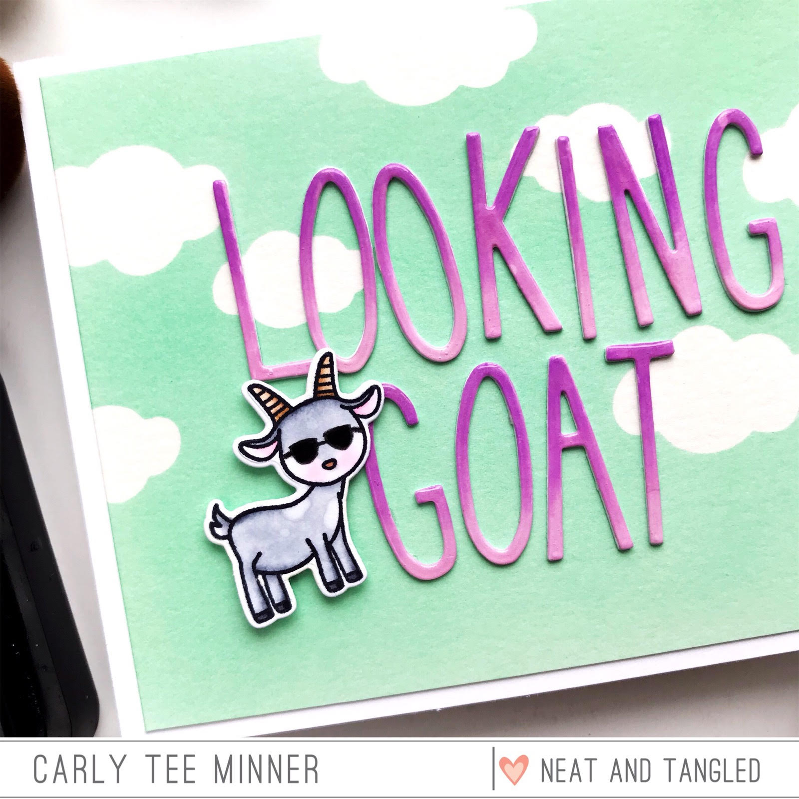 Goat Pun Cards Neat and Tangled