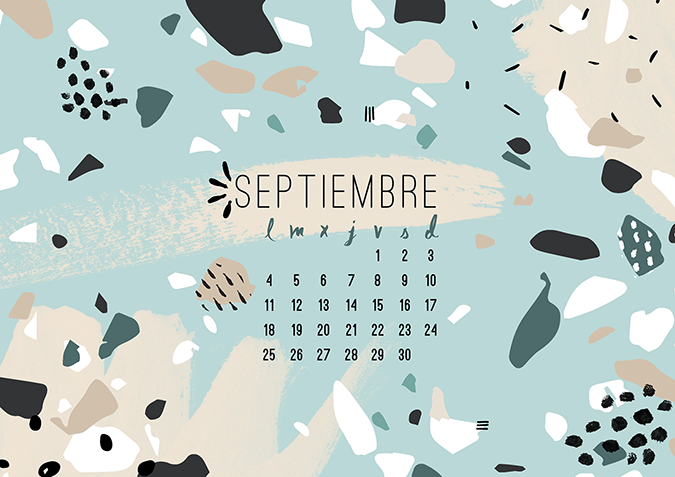 calendario septiembre imprimible fondo pantalla