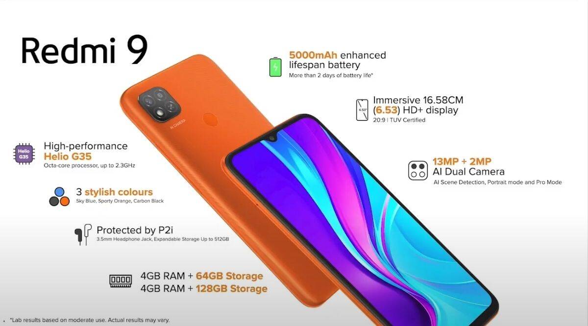 Redmi 9 price in India starts at Rs 8,999; comes with 5,000mAh battery and fingerprint sensor