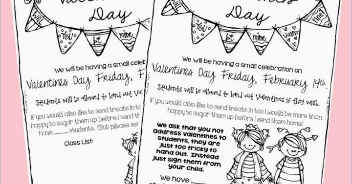 Free Printable Valentine S Day Party Letter