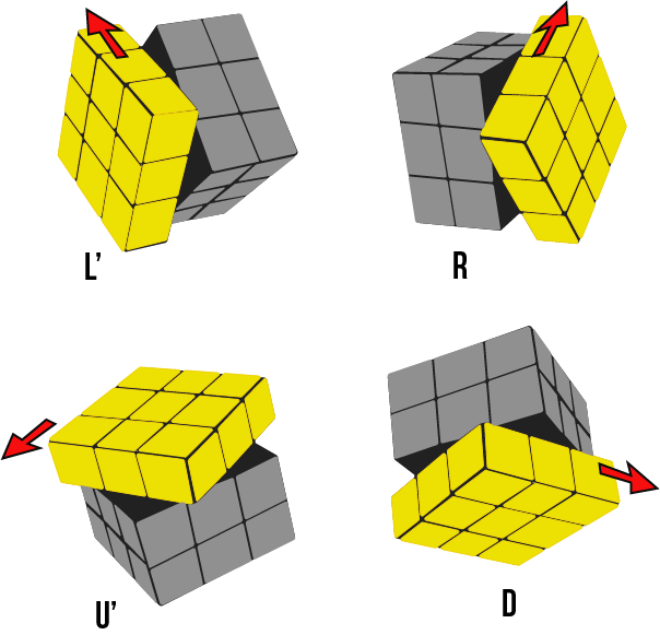 Жёлтый крест кубик Рубика 3х3 схема. Кубик Рубика в разобранном виде. Алгоритм сбора кубика Рубика с желтым крестиком в начале. Алгоритм Галка желтый крест кубик Рубика. Крест на кубике рубика 3х3 схема